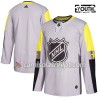 Camisola 2018 NHL All-Star Metro Division Blank Adidas Cinza Authentic - Criança